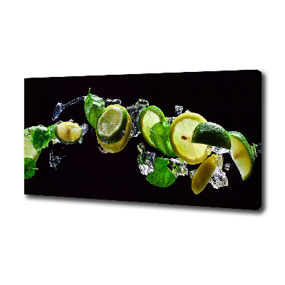 Tableau sur toile Tilleul et citron