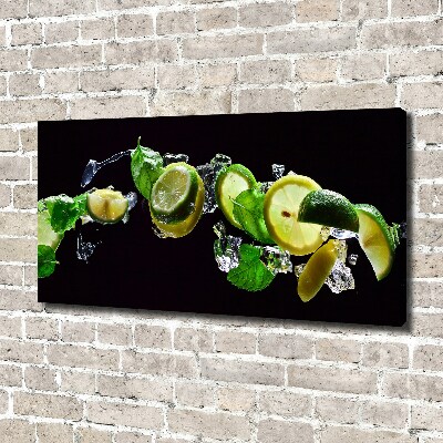 Tableau sur toile Tilleul et citron