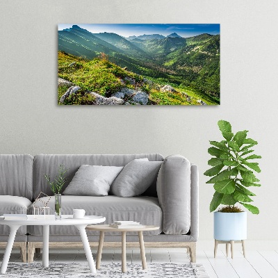 Tableau mural sur toile Aube dans les Tatras