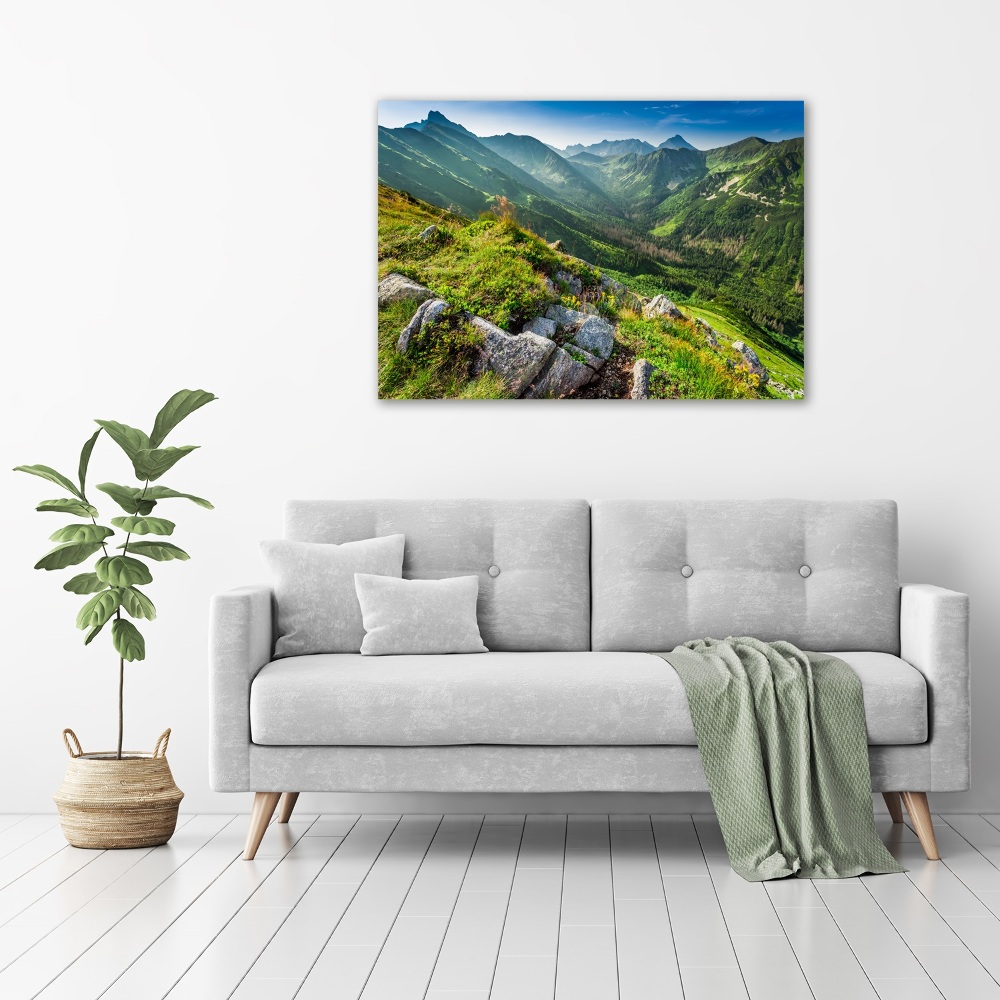 Tableau mural sur toile Aube dans les Tatras