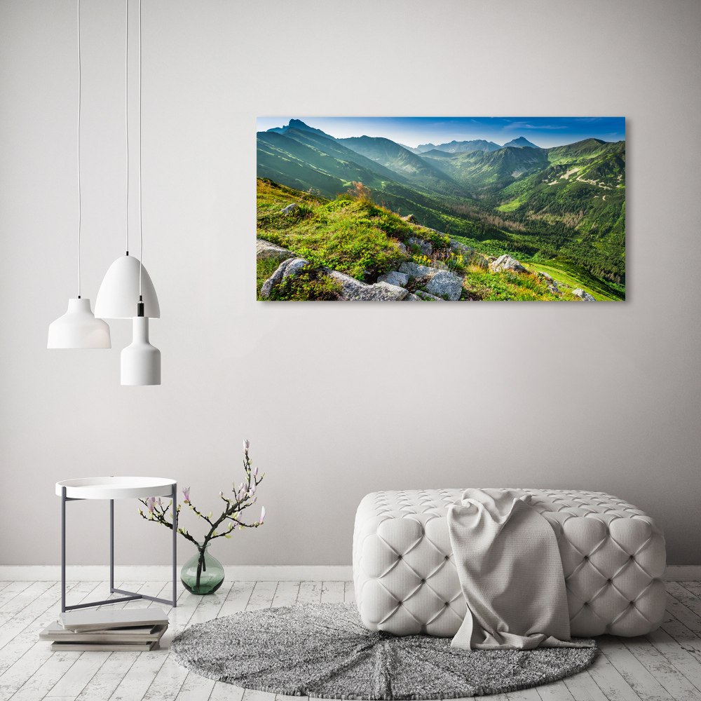 Tableau mural sur toile Aube dans les Tatras