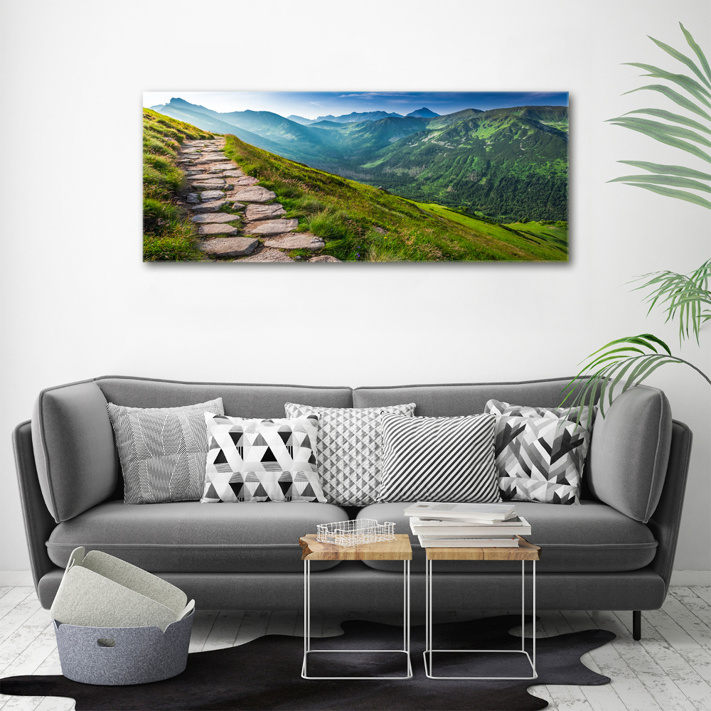 Tableau photo sur toile Sentier dans les Tatras