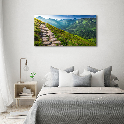 Tableau photo sur toile Sentier dans les Tatras