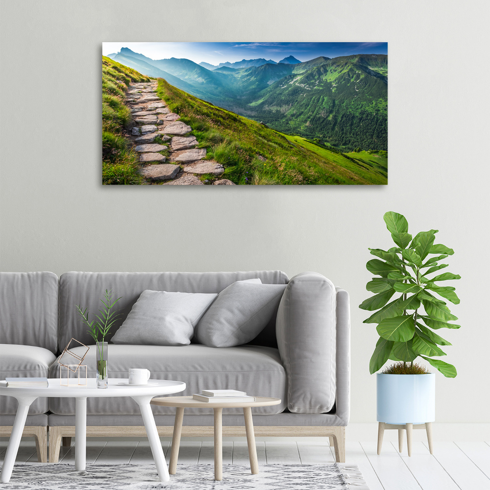 Tableau photo sur toile Sentier dans les Tatras