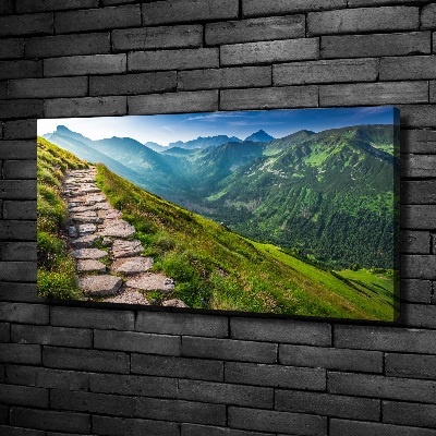 Tableau photo sur toile Sentier dans les Tatras