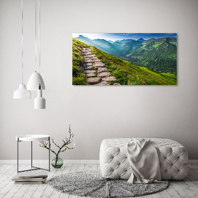 Tableau photo sur toile Sentier dans les Tatras