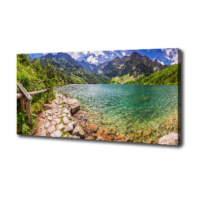 Tableau mural sur toile Lac Morskie Oko Tatry