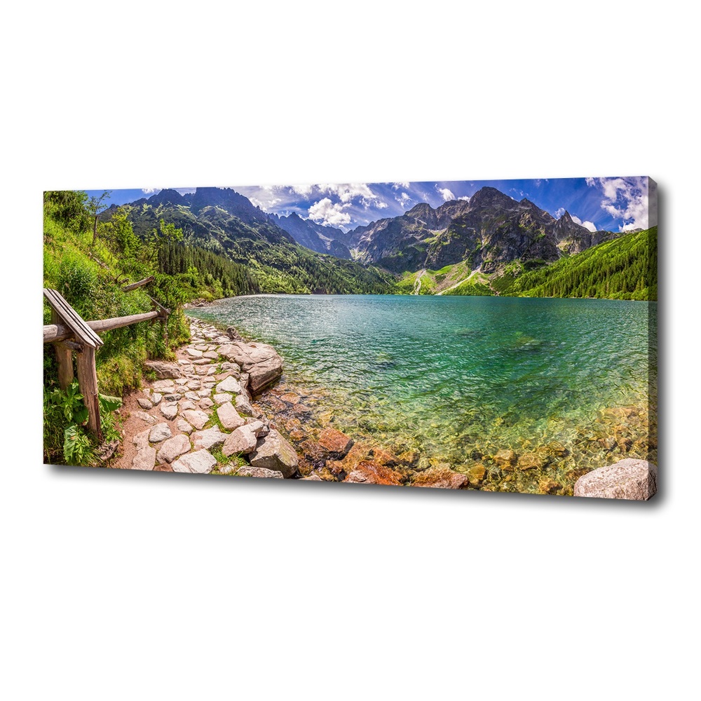 Tableau mural sur toile Lac Morskie Oko Tatry