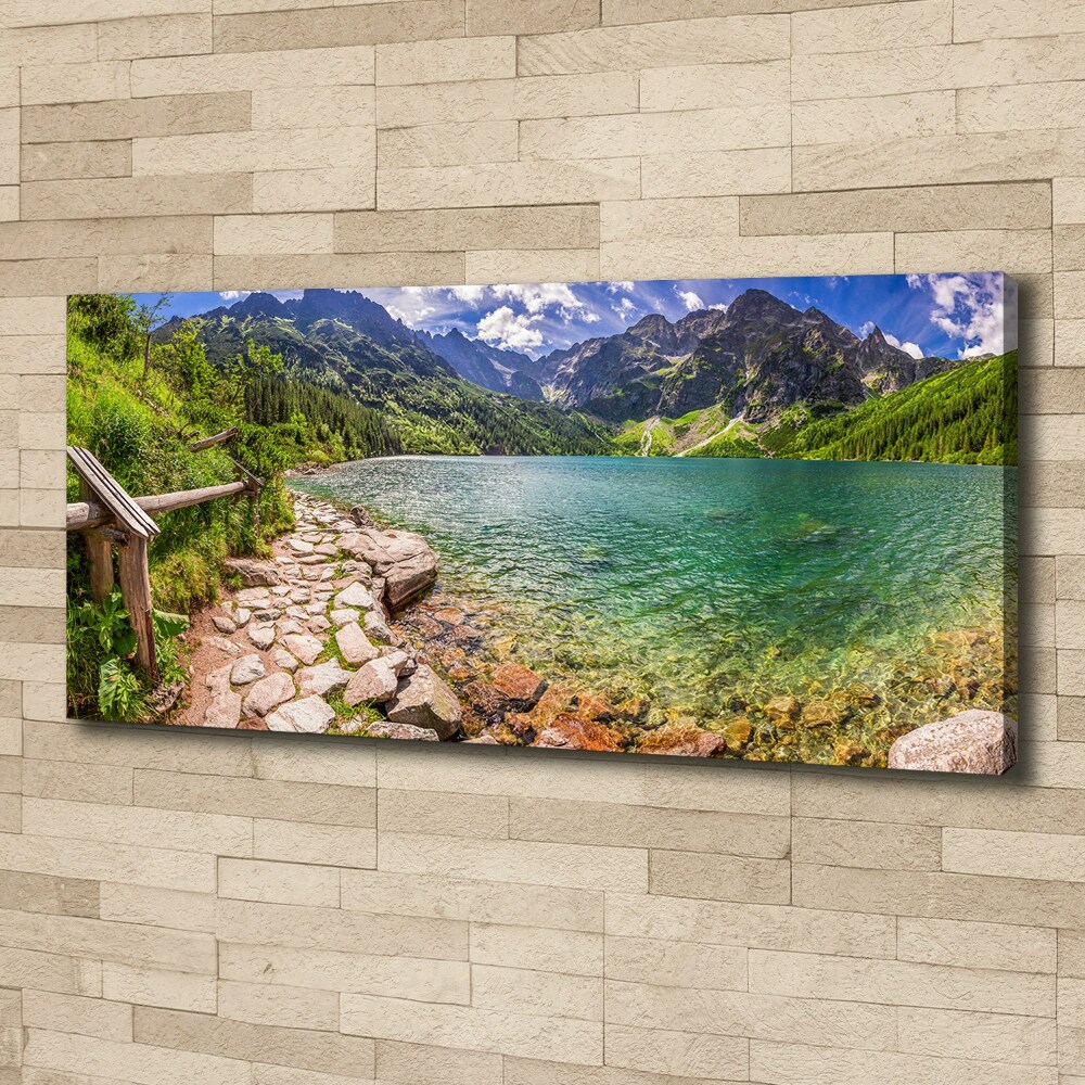 Tableau mural sur toile Lac Morskie Oko Tatry