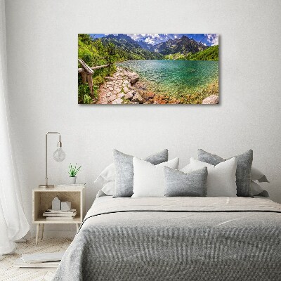 Tableau mural sur toile Lac Morskie Oko Tatry