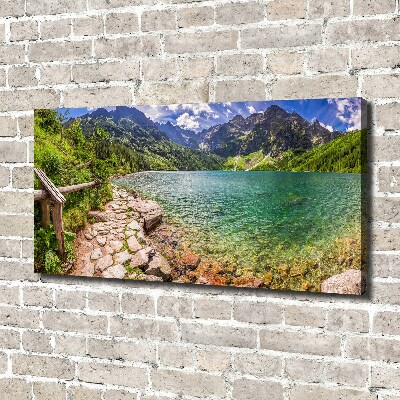 Tableau mural sur toile Lac Morskie Oko Tatry