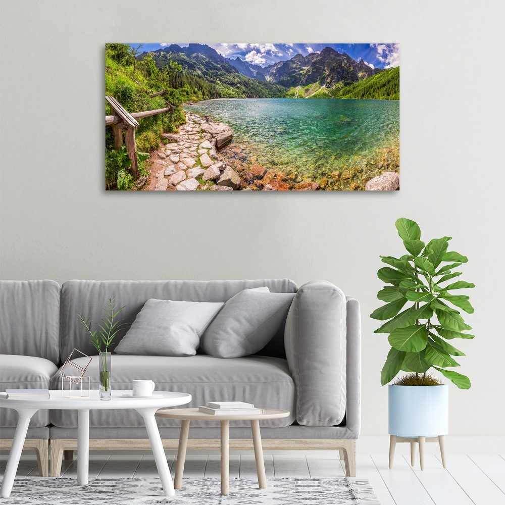 Tableau mural sur toile Lac Morskie Oko Tatry