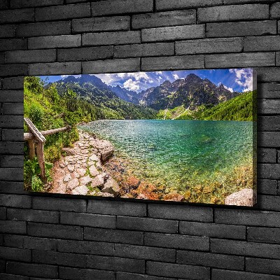 Tableau mural sur toile Lac Morskie Oko Tatry