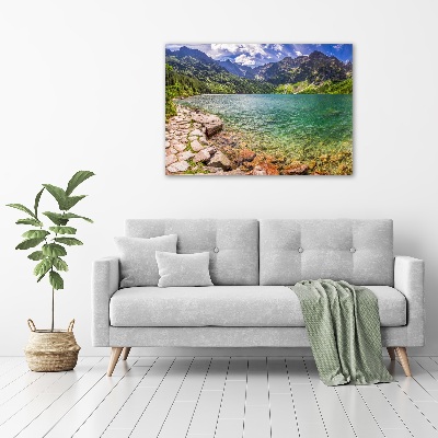 Tableau mural sur toile Lac Morskie Oko Tatry