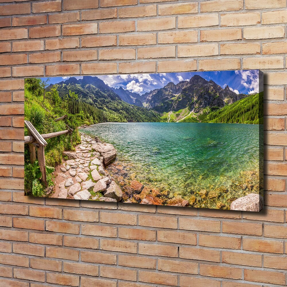 Tableau mural sur toile Lac Morskie Oko Tatry