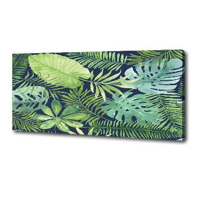 Tableau mural sur toile Feuillage tropical