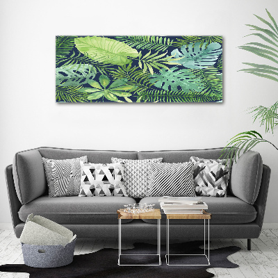 Tableau mural sur toile Feuillage tropical