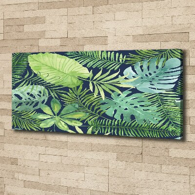 Tableau mural sur toile Feuillage tropical