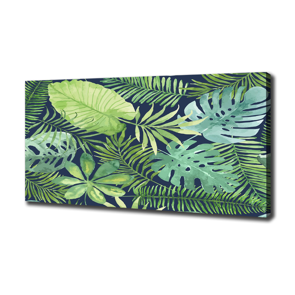 Tableau mural sur toile Feuillage tropical