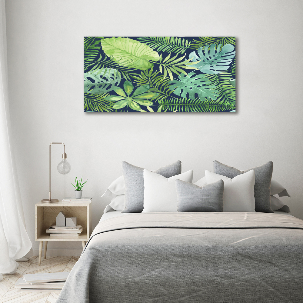 Tableau mural sur toile Feuillage tropical