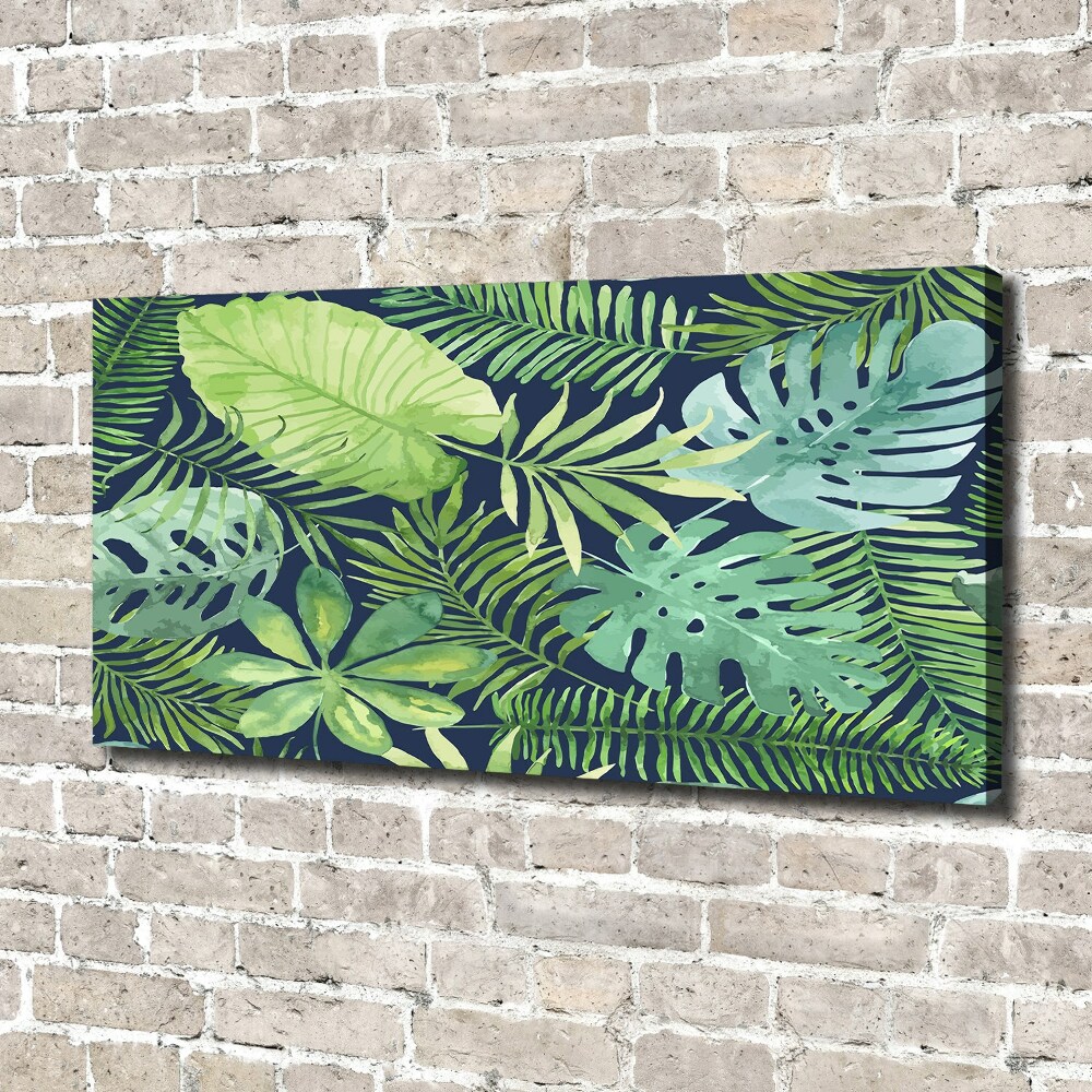 Tableau mural sur toile Feuillage tropical