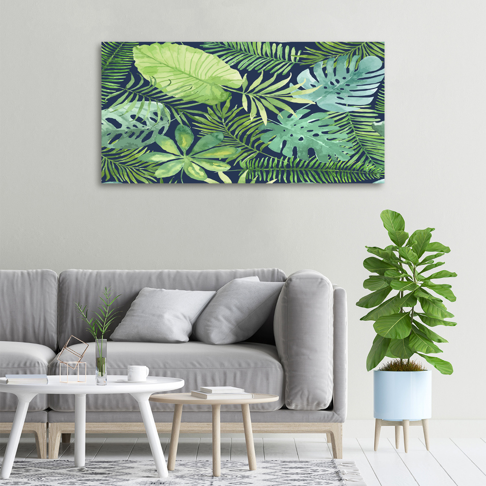 Tableau mural sur toile Feuillage tropical