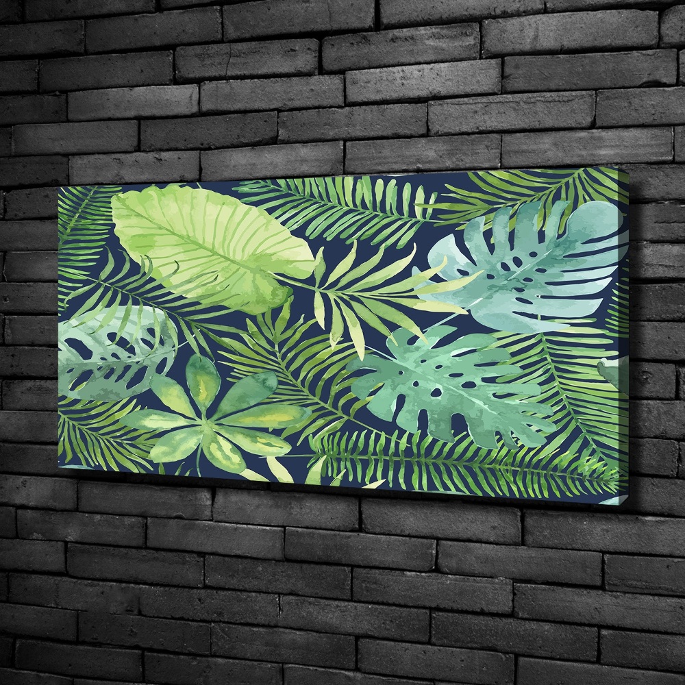 Tableau mural sur toile Feuillage tropical