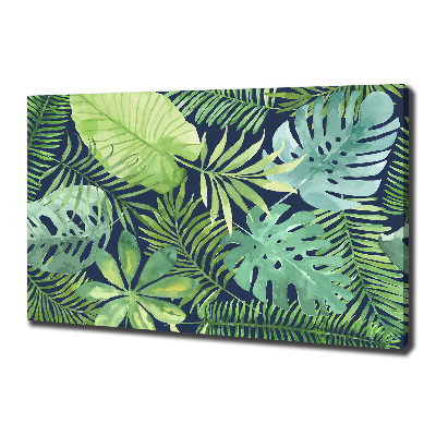 Tableau mural sur toile Feuillage tropical