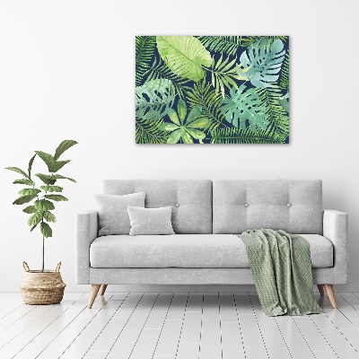 Tableau mural sur toile Feuillage tropical