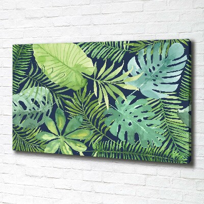 Tableau mural sur toile Feuillage tropical