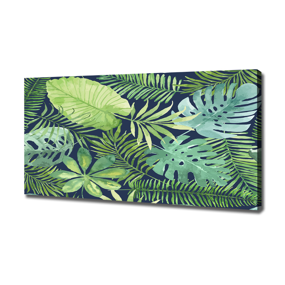 Tableau mural sur toile Feuillage tropical