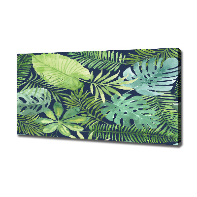 Tableau mural sur toile Feuillage tropical