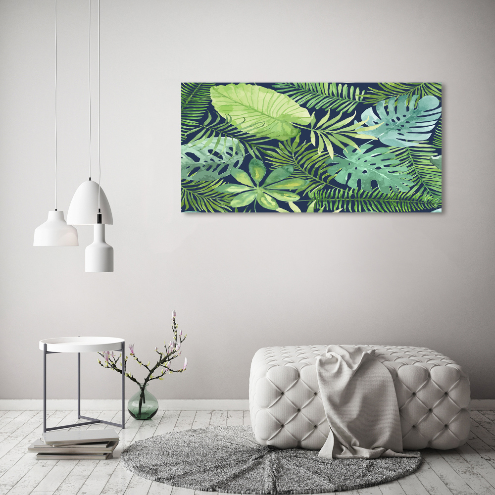 Tableau mural sur toile Feuillage tropical