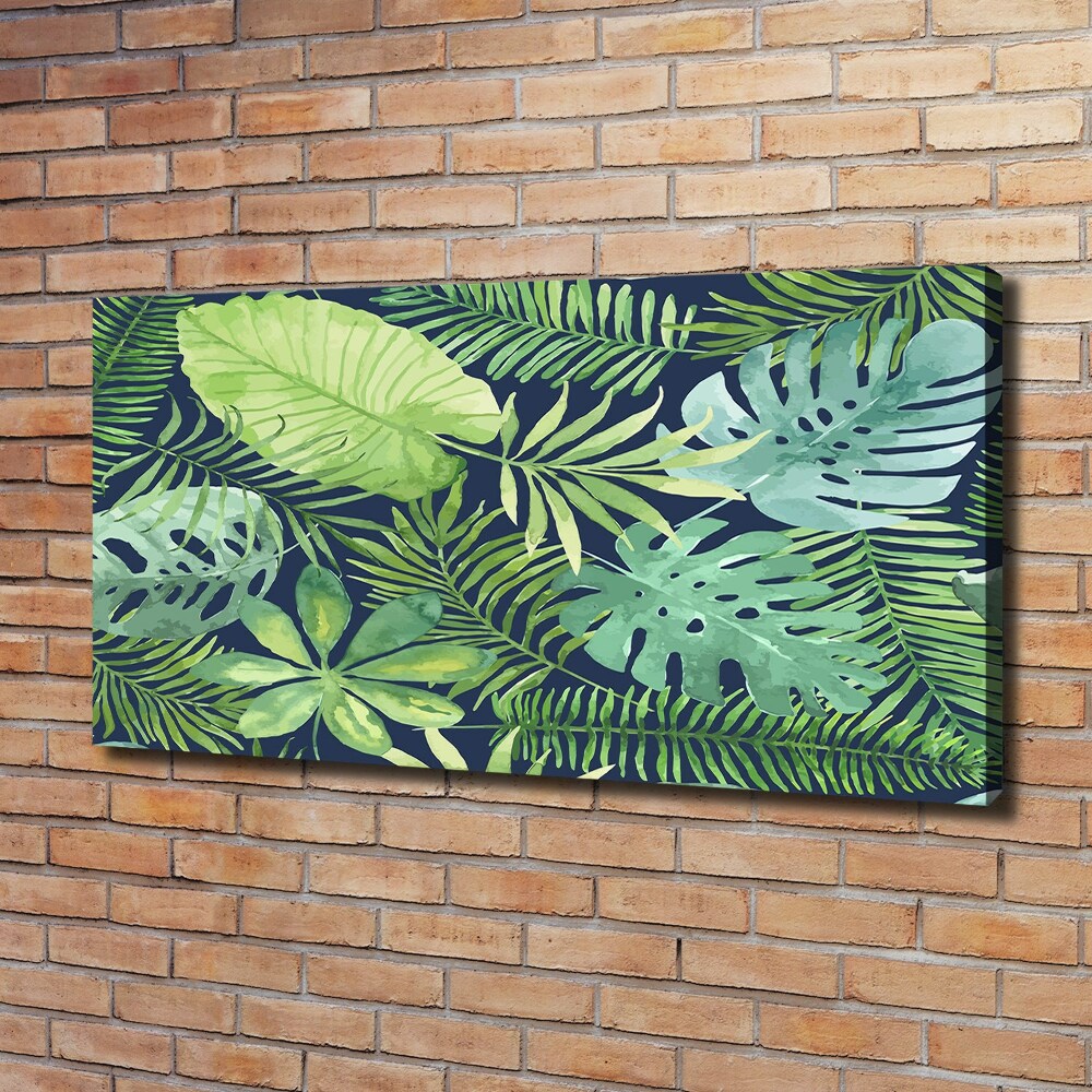 Tableau mural sur toile Feuillage tropical