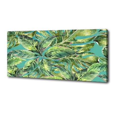 Tableau photo sur toile Feuillets tropicaux