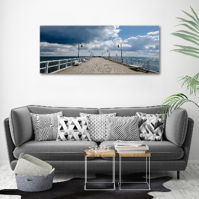 Tableau photo sur toile Jetée à Orłowo