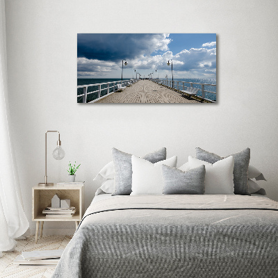 Tableau photo sur toile Jetée à Orłowo