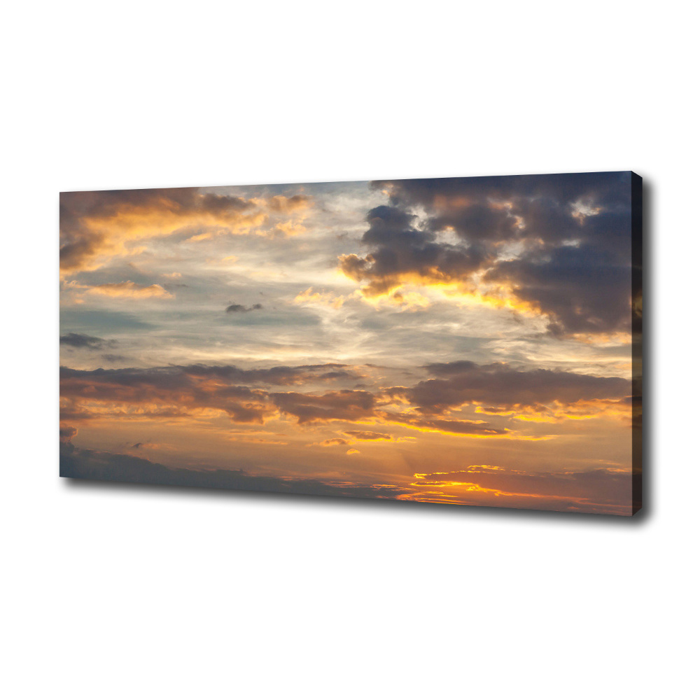 Tableau imprimé sur toile Le coucher de soleil