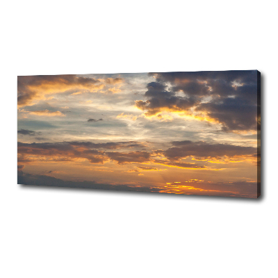 Tableau imprimé sur toile Le coucher de soleil