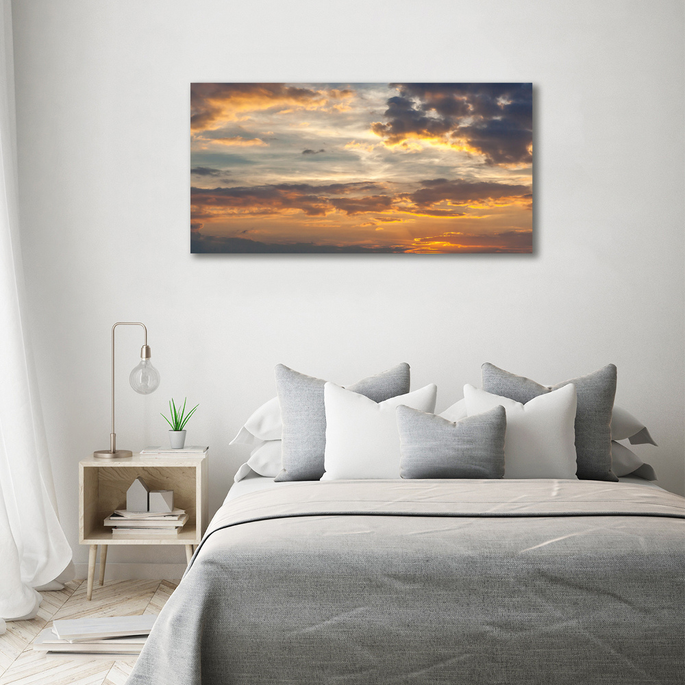 Tableau imprimé sur toile Le coucher de soleil