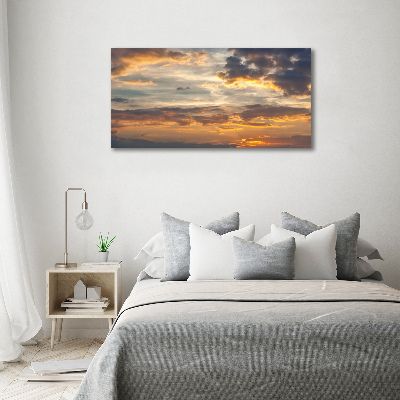 Tableau imprimé sur toile Le coucher de soleil