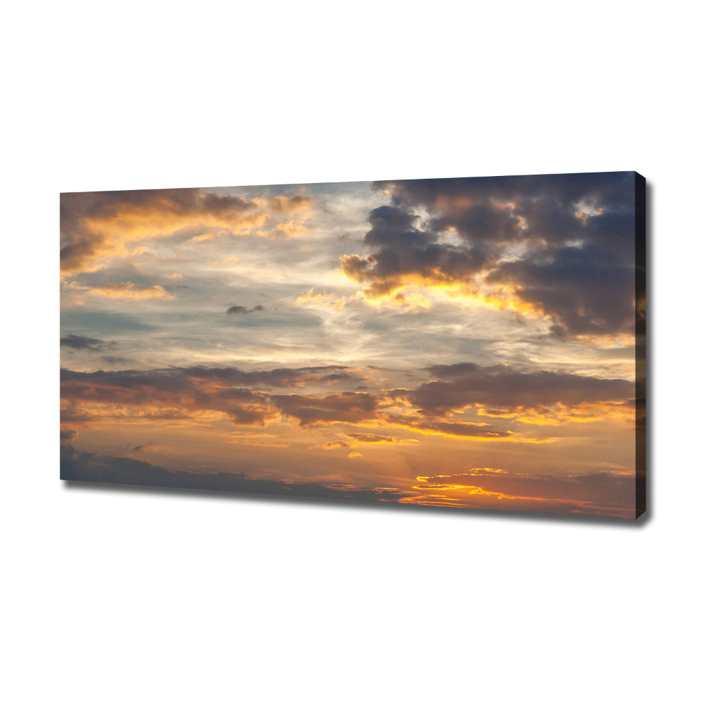 Tableau imprimé sur toile Le coucher de soleil