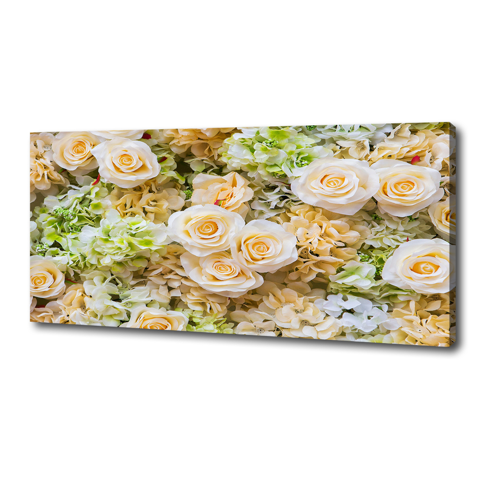 Tableau toile imprimée Roses fleurs