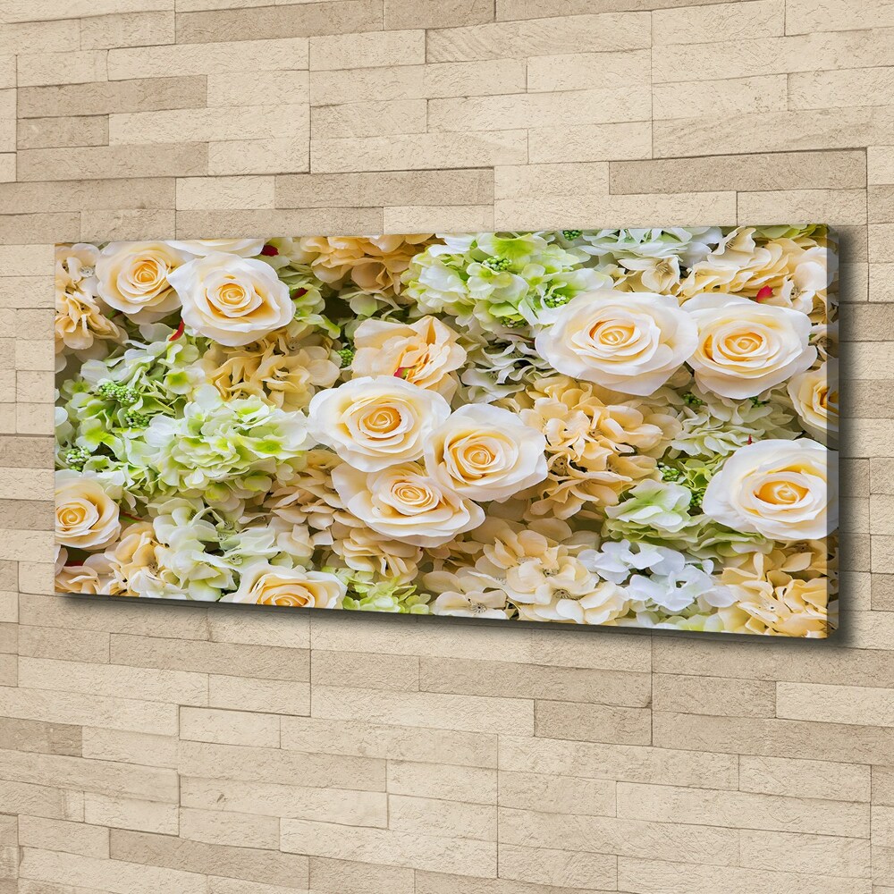 Tableau toile imprimée Roses fleurs