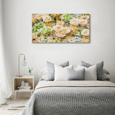 Tableau toile imprimée Roses fleurs