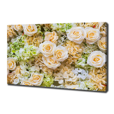 Tableau toile imprimée Roses fleurs