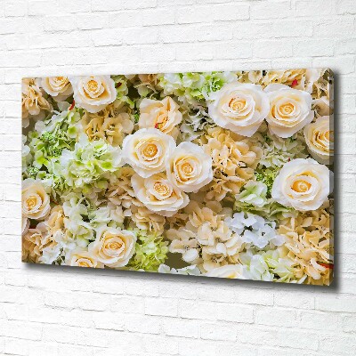 Tableau toile imprimée Roses fleurs