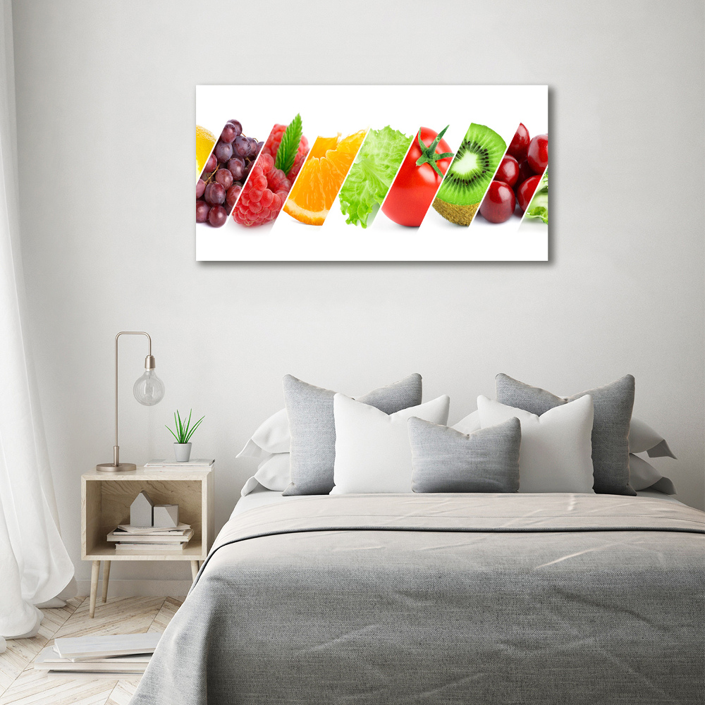 Tableau imprimé sur toile Fruits et légumes