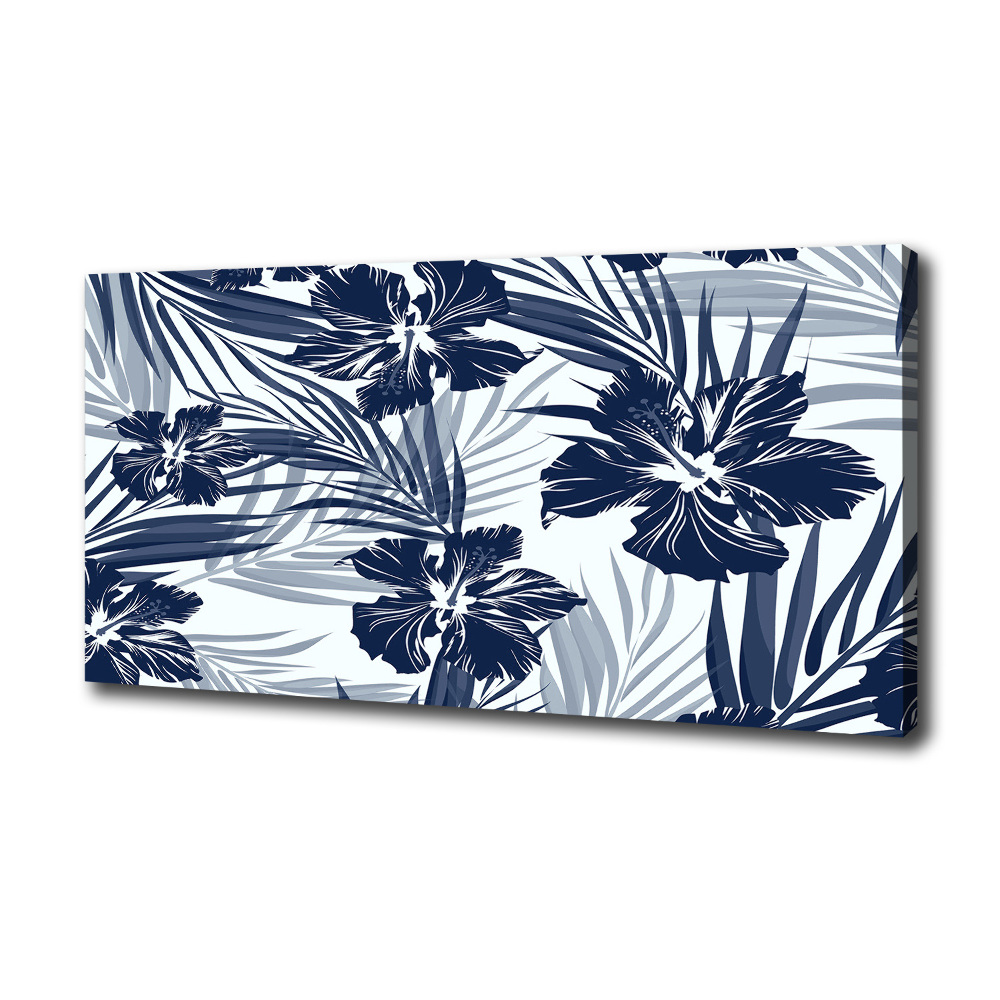 Tableau toile imprimée Les fleurs tropicales