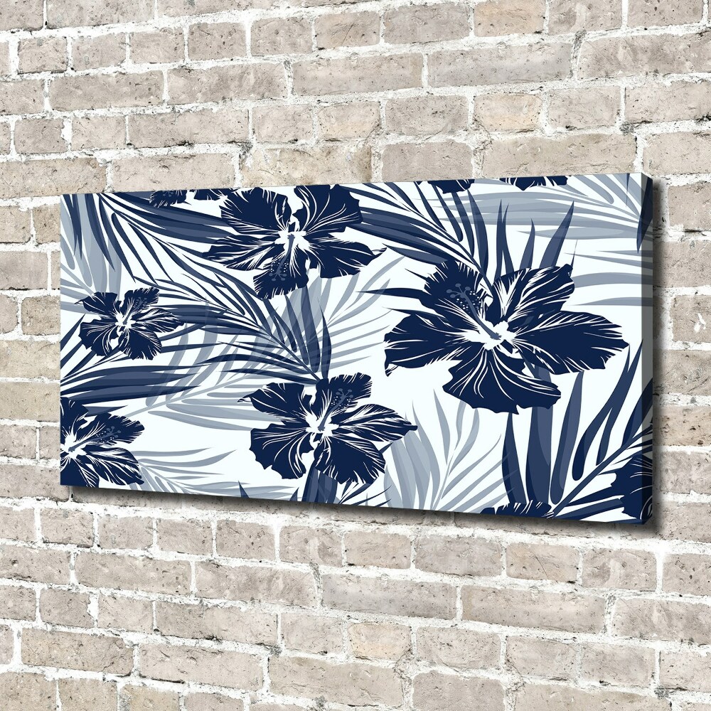 Tableau toile imprimée Les fleurs tropicales